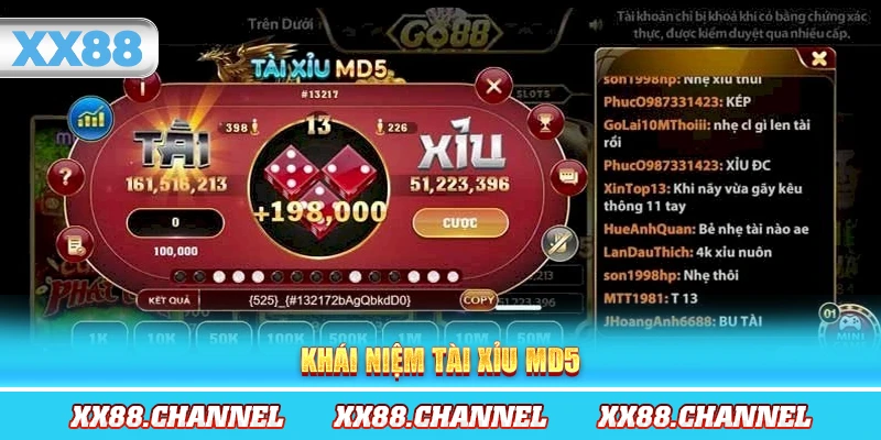 Khái niệm tài xỉu MD5